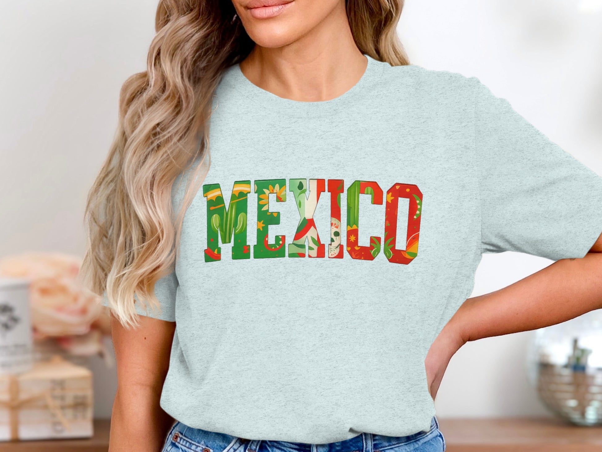 Mexico Graphic Print Casual T-Shirt product type