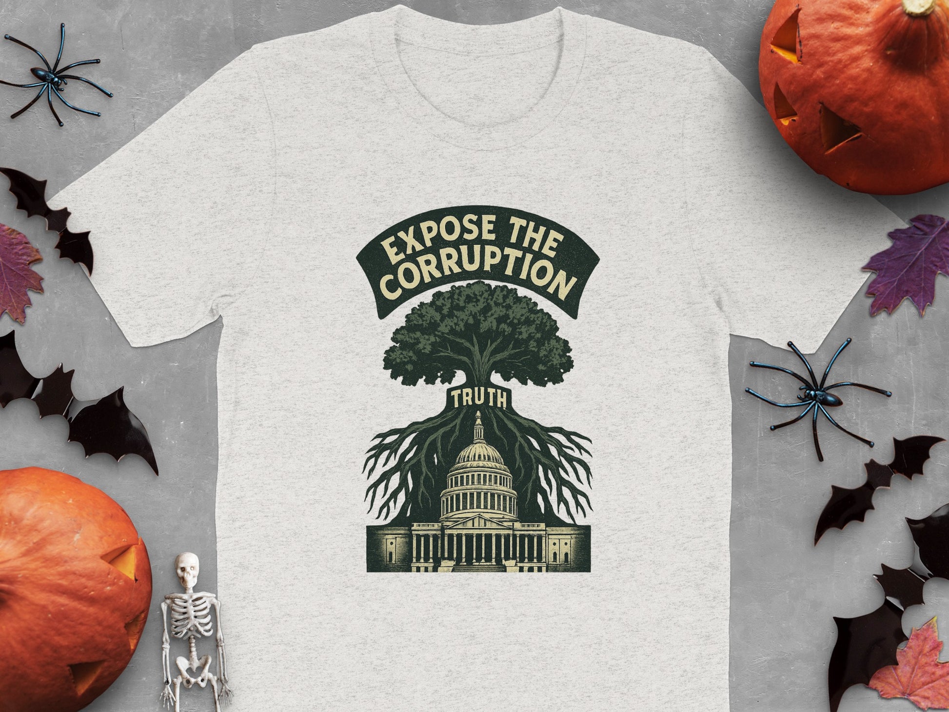 Expose the Corruption Truth Graphic Tee Shirt product