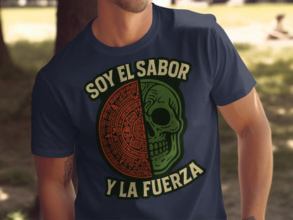 Soy El Sabor Y La Fuerza Skull Graphic T-Shirt product type