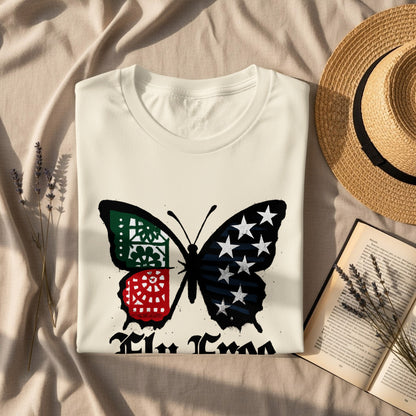 Butterfly Design Shirt with Unique Graphic product