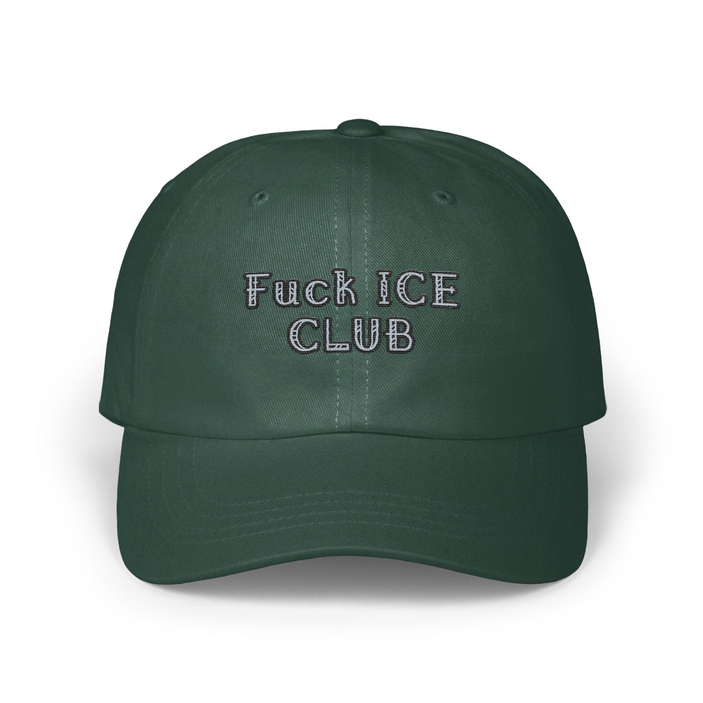 Fuck ICE CLUB Statement Cap Hat product type