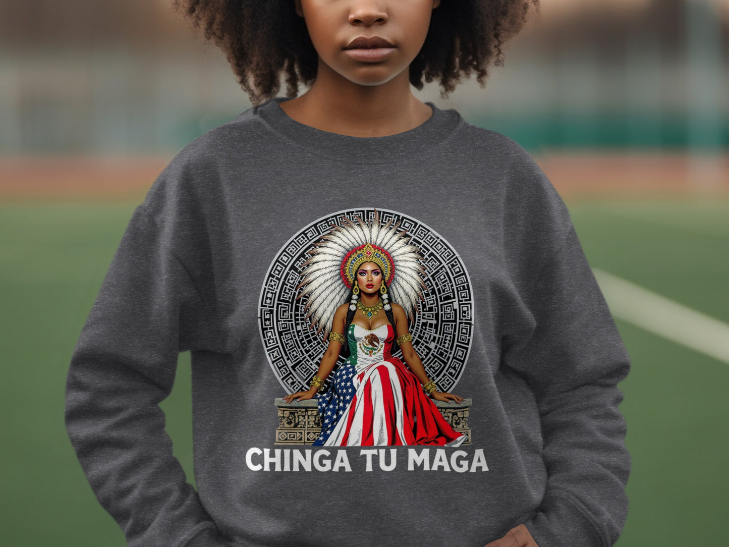 Chinga Tu Maga Design Women's Sweatshirt Fashion