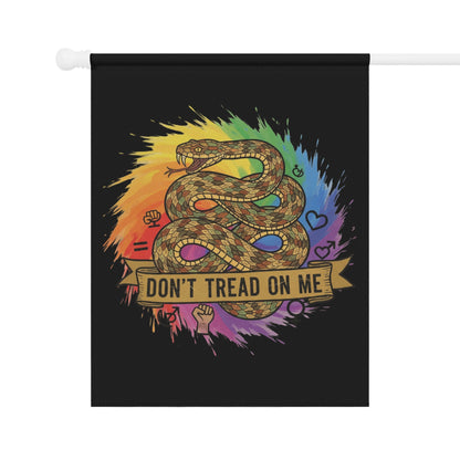 Don't Tread On Me Rainbow Snake Design Poster product