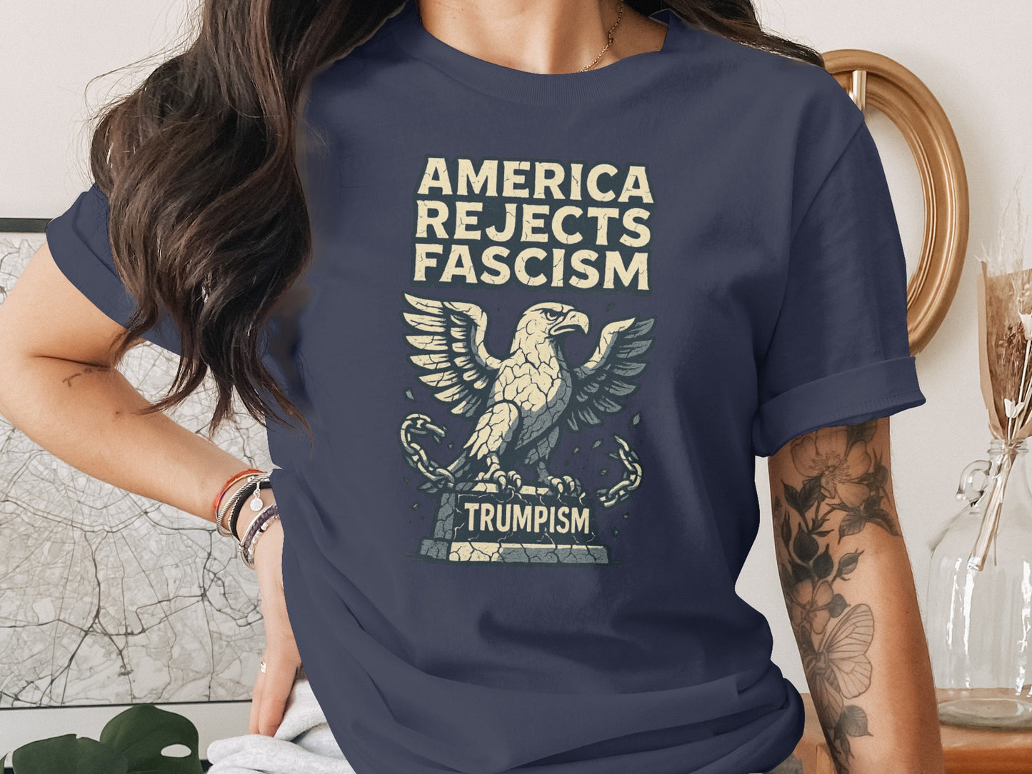 America Rejects Fascism Trumpism T-shirt product