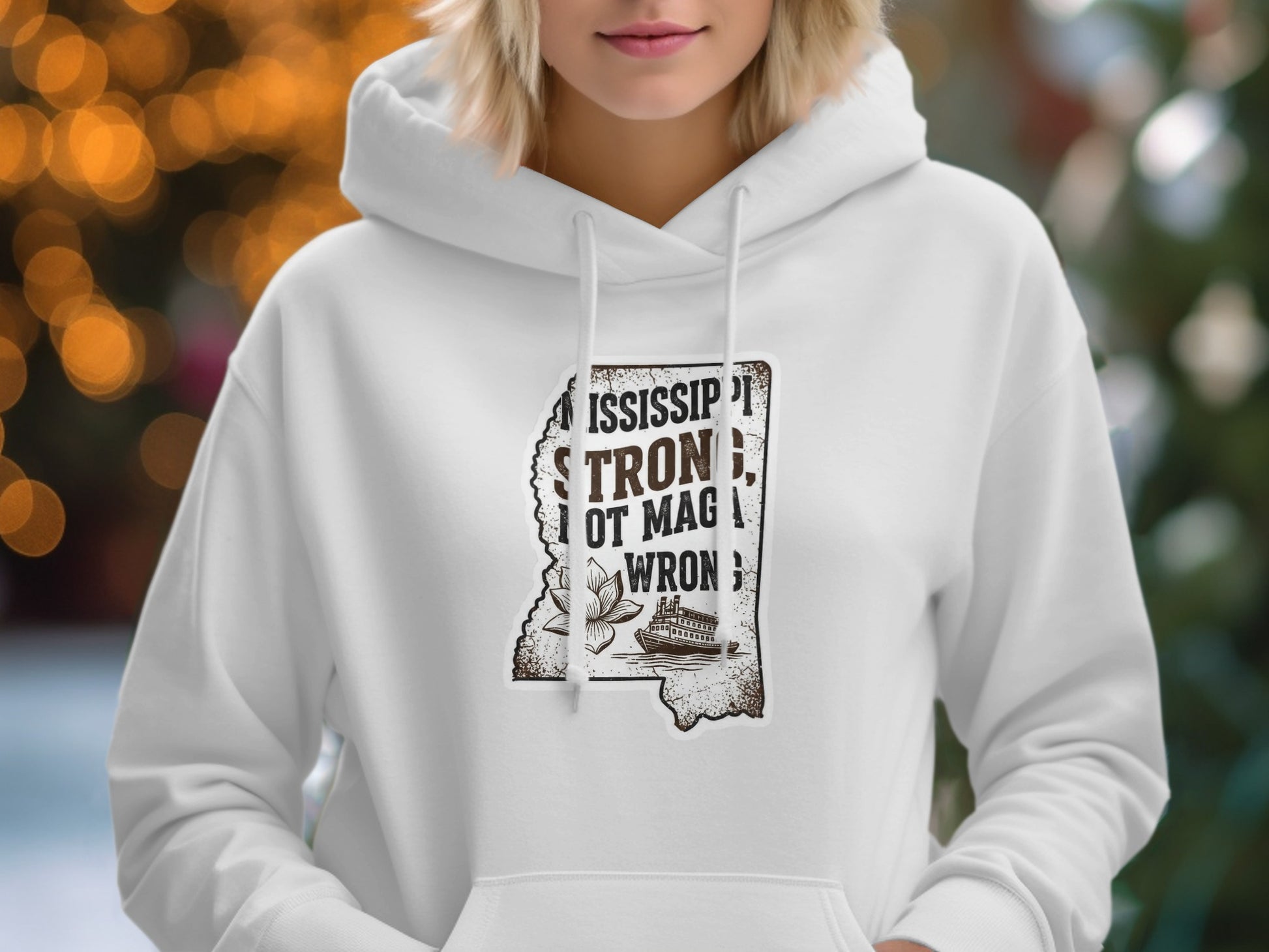 Mississippi Strong Est But Magnolias Wrong Hoodie product