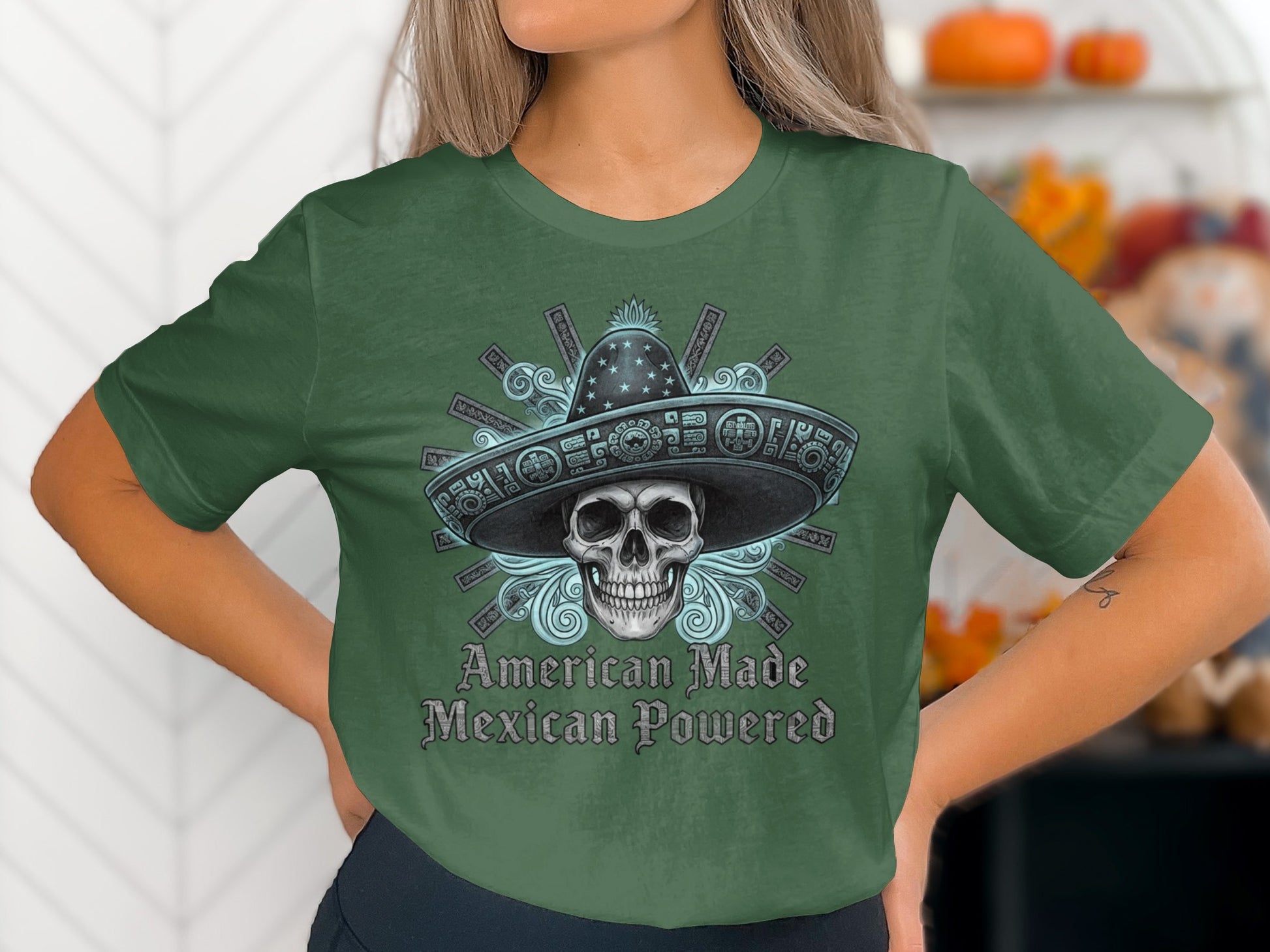 American Made Mexican Powered Graphic T-Shirt