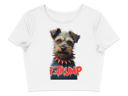 Dog with Spiked Collar Graphic F. Trump product type