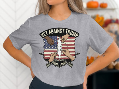 Vet Against Trump Graphic T-Shirt product