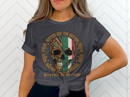 Strength In Heritage Skull Graphic Tee