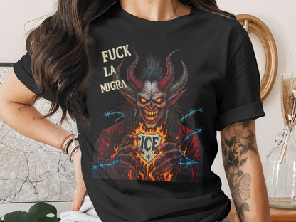 Evil Demon With Fiery Eyes Graphic T-shirt product type