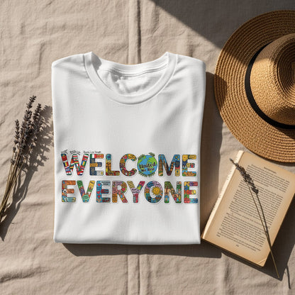 Welcome Everyone Graphic Print Shirt