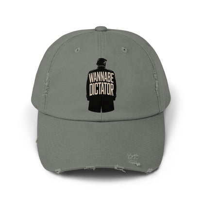 Wannabe Dictator Graphic Distressed Baseball Cap product type
