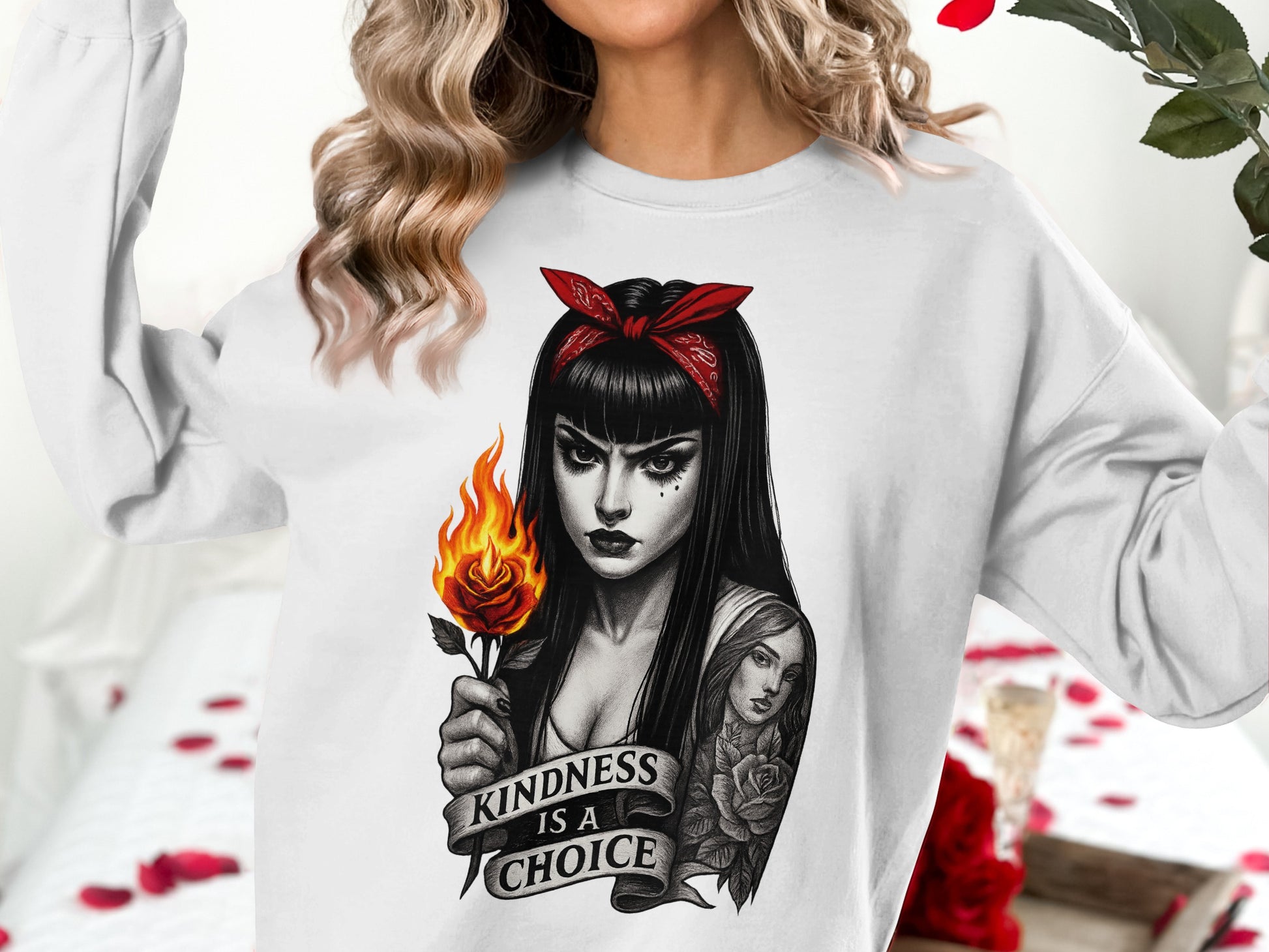 Kindness Is A Choice Graphic Sweatshirt product