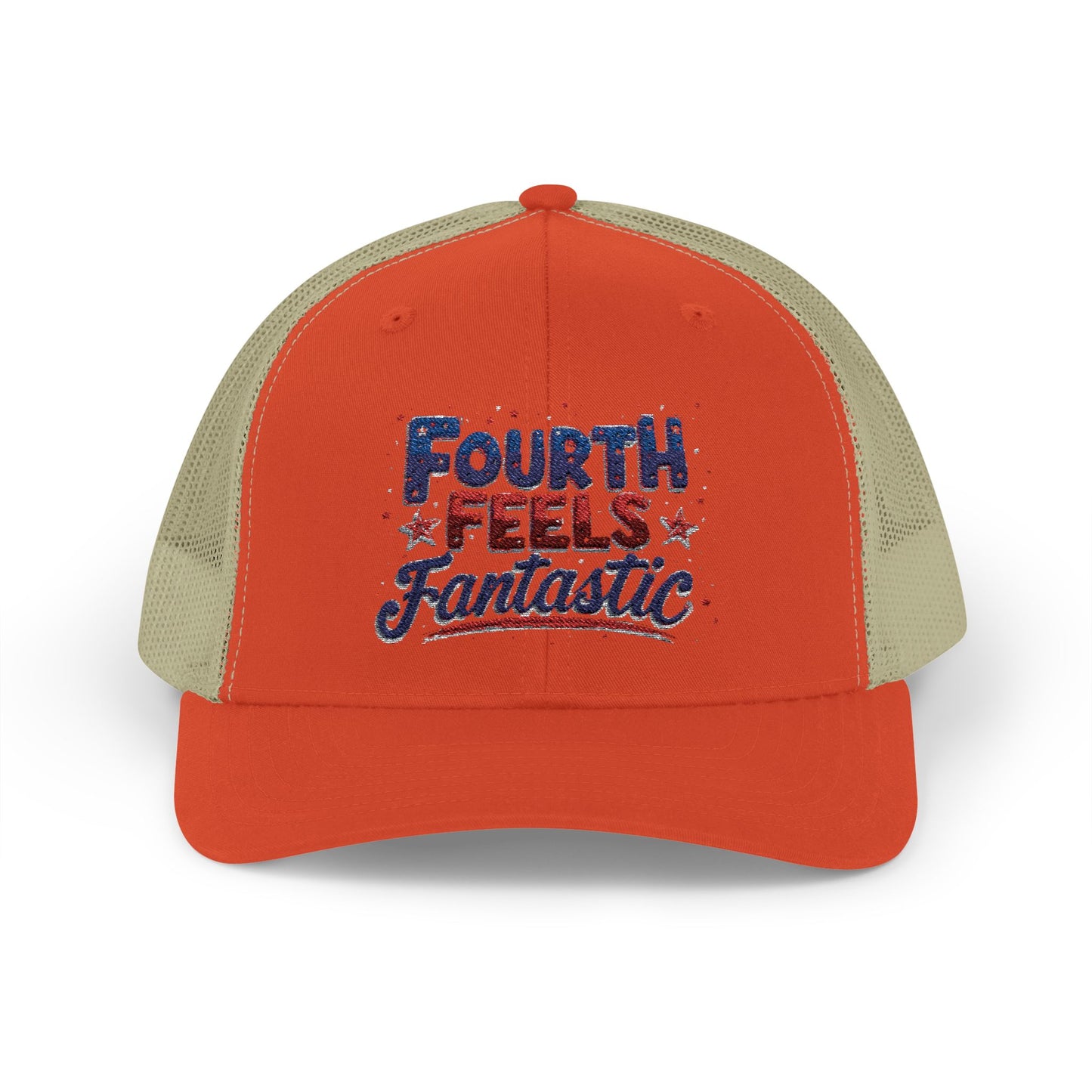 Fourth of July Celebration Snapback Cap - Patriotic Trucker Hat