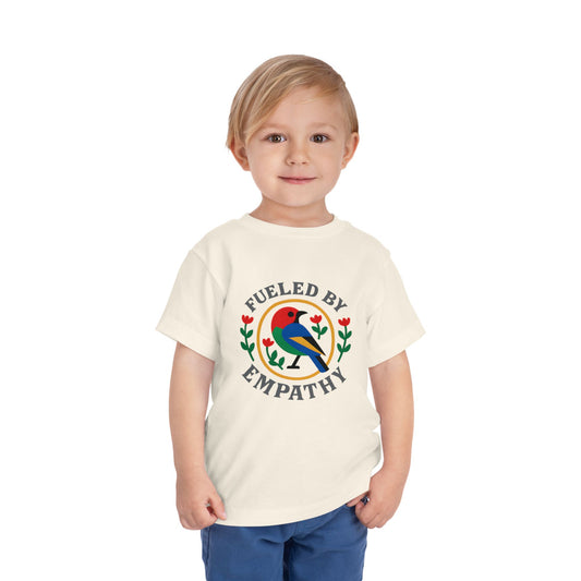 Empathy Bird Toddler Tee - Cute Short Sleeve Shirt for Kids, Gift for Birthdays, Encouraging Apparel, Toddler Fashion