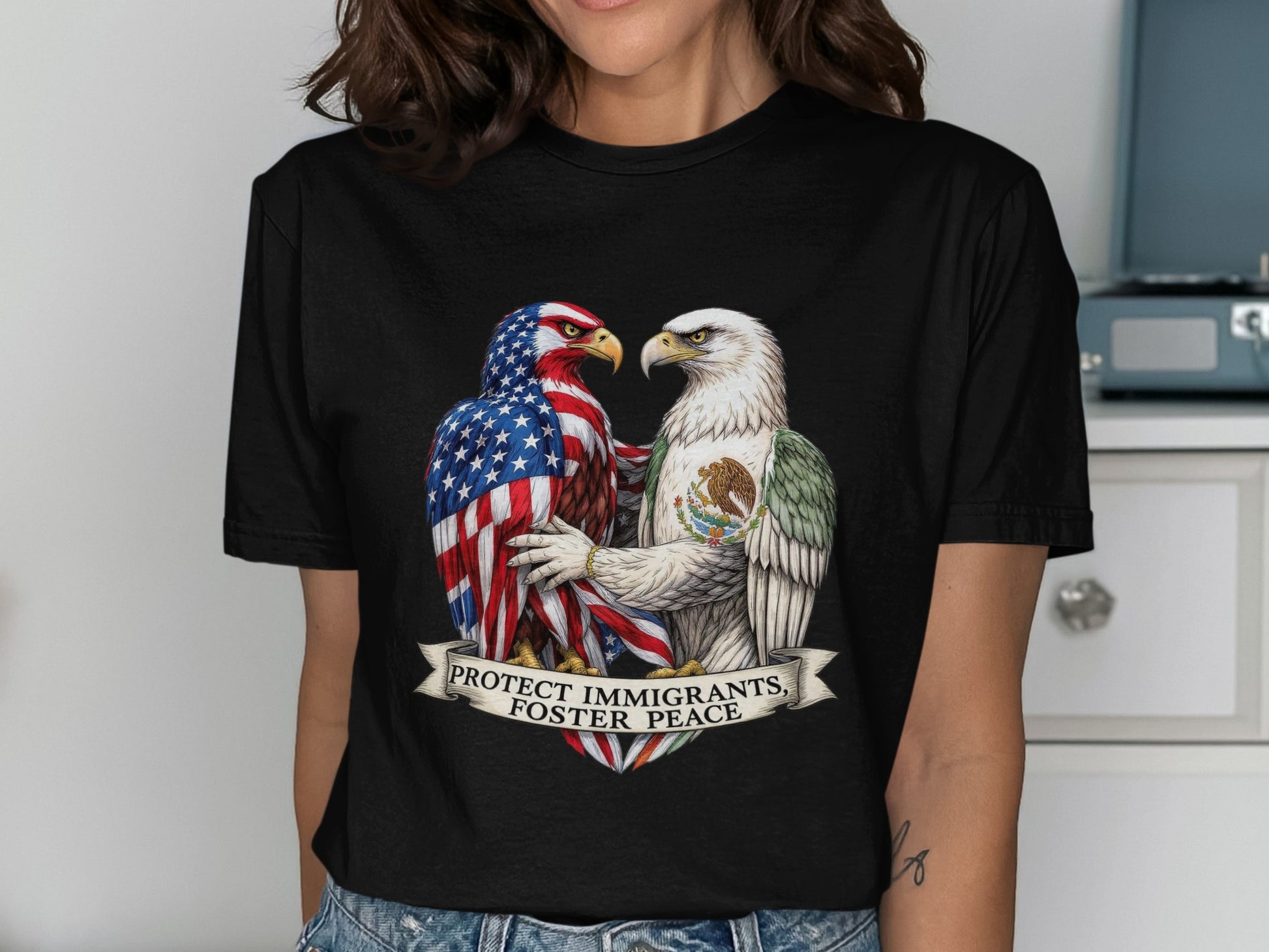 Protect Immigrants Foster Peace T-shirt product
