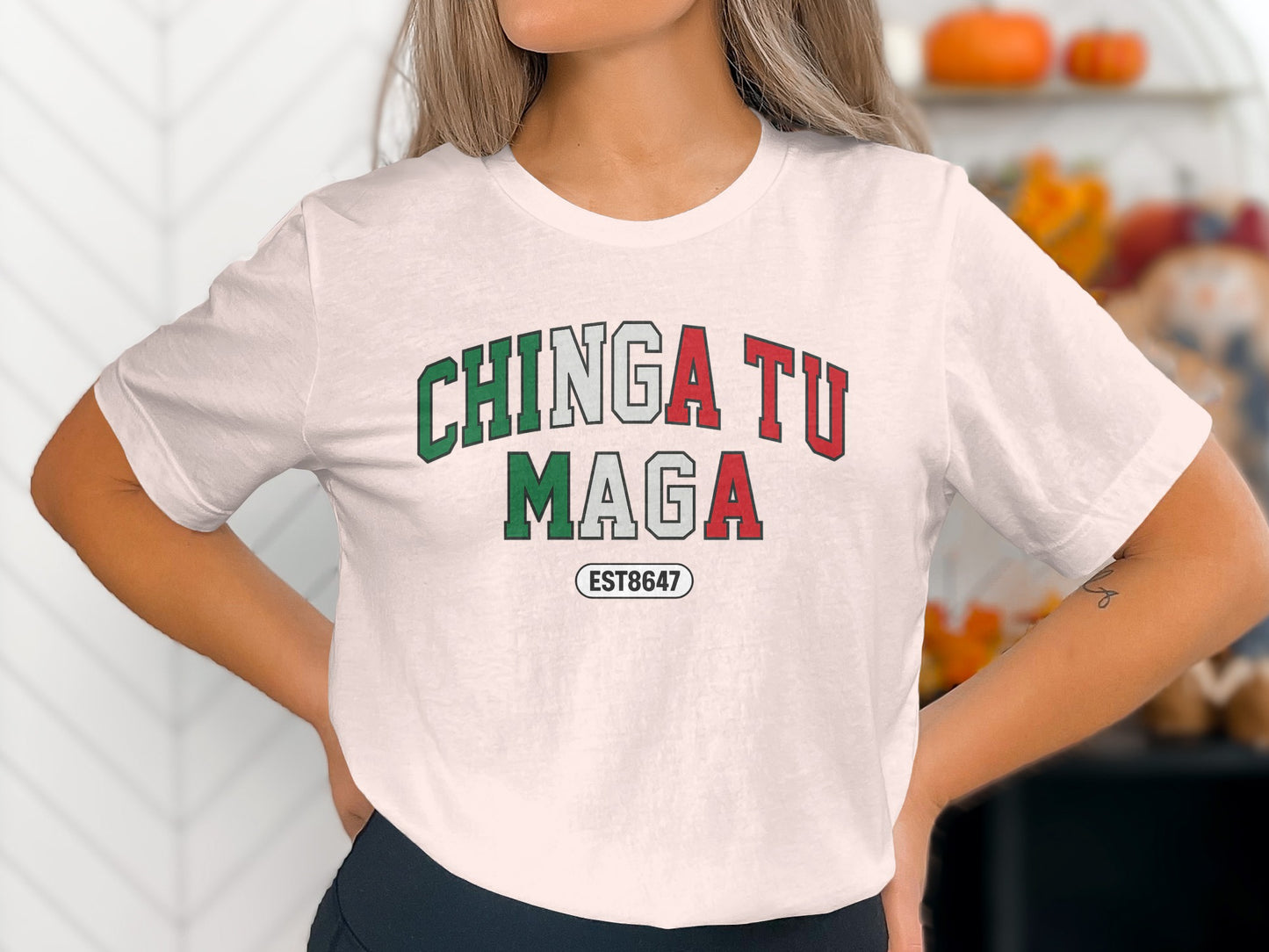 Chingatu Maga EST8647 Statement Graphic Tee