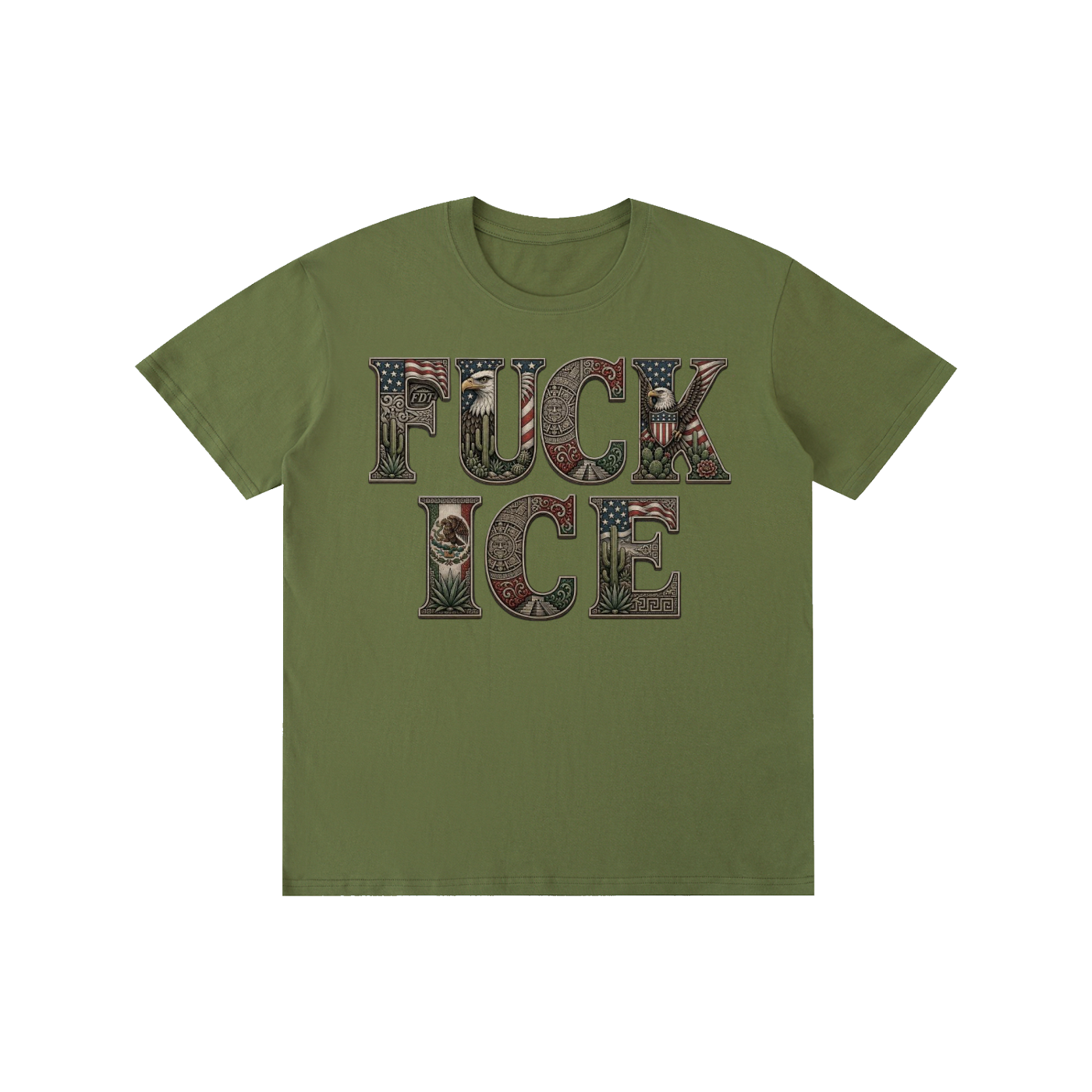 FUCK ICE with FDT Subtle The Perfect Tee; LOUDNESS Needed Now!! Pure Cotton Unisex T-Shirt