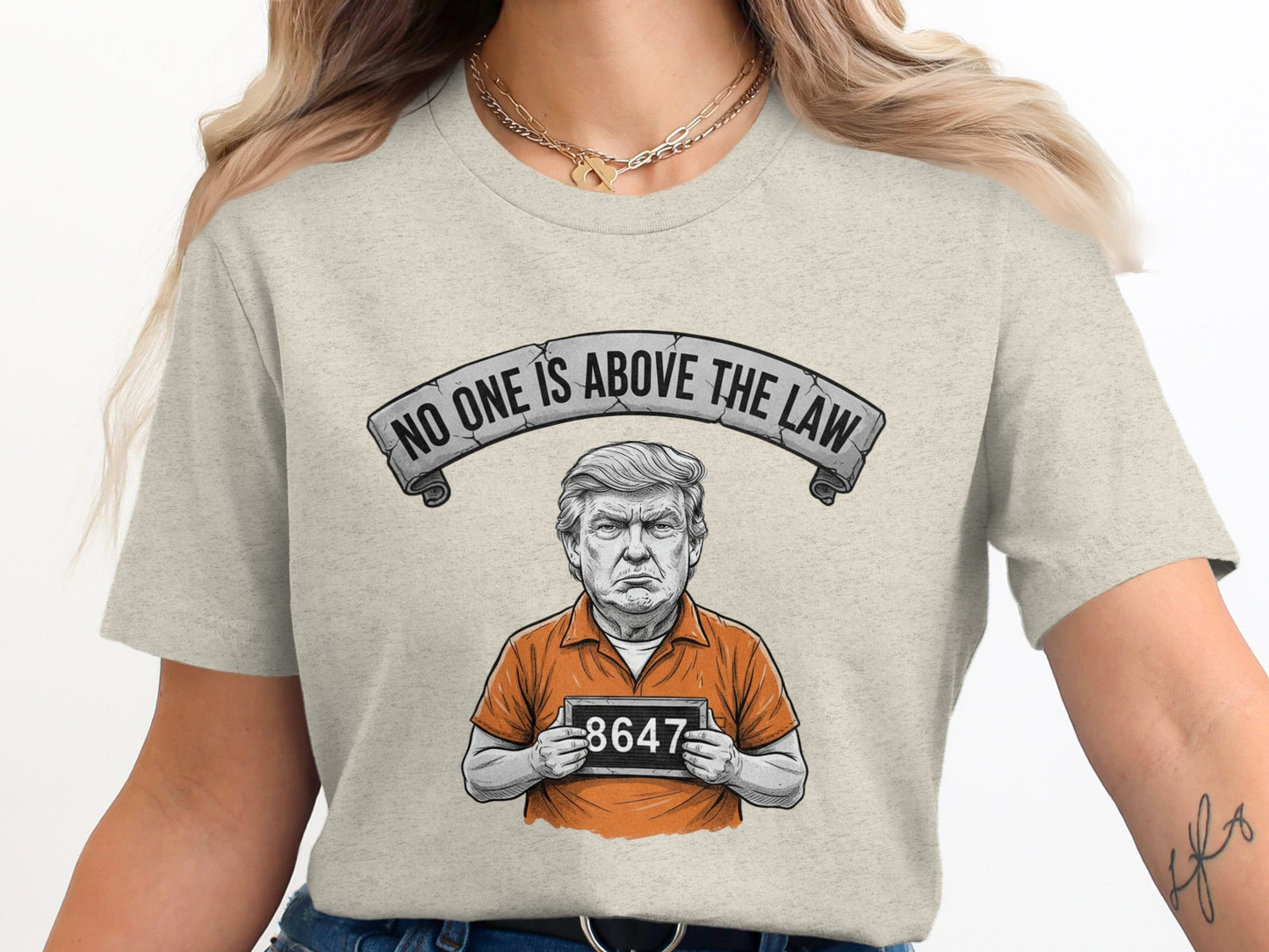 No One Is Above The Law Graphic T-Shirt product type
