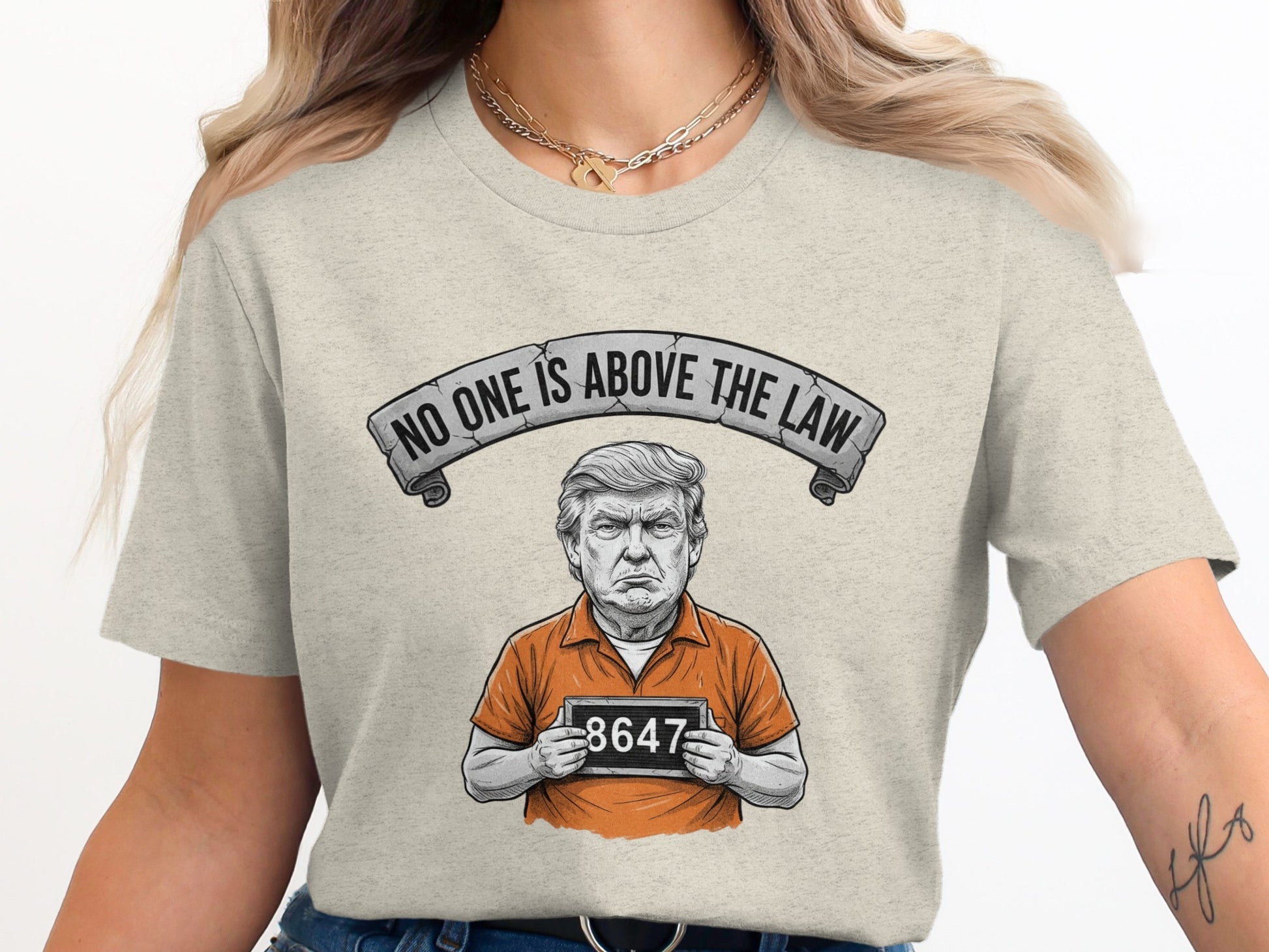 No One Is Above The Law Graphic T-Shirt product type