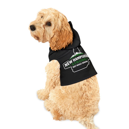 New Hampshire Strong Not Maga Wrong Dog Hoodie