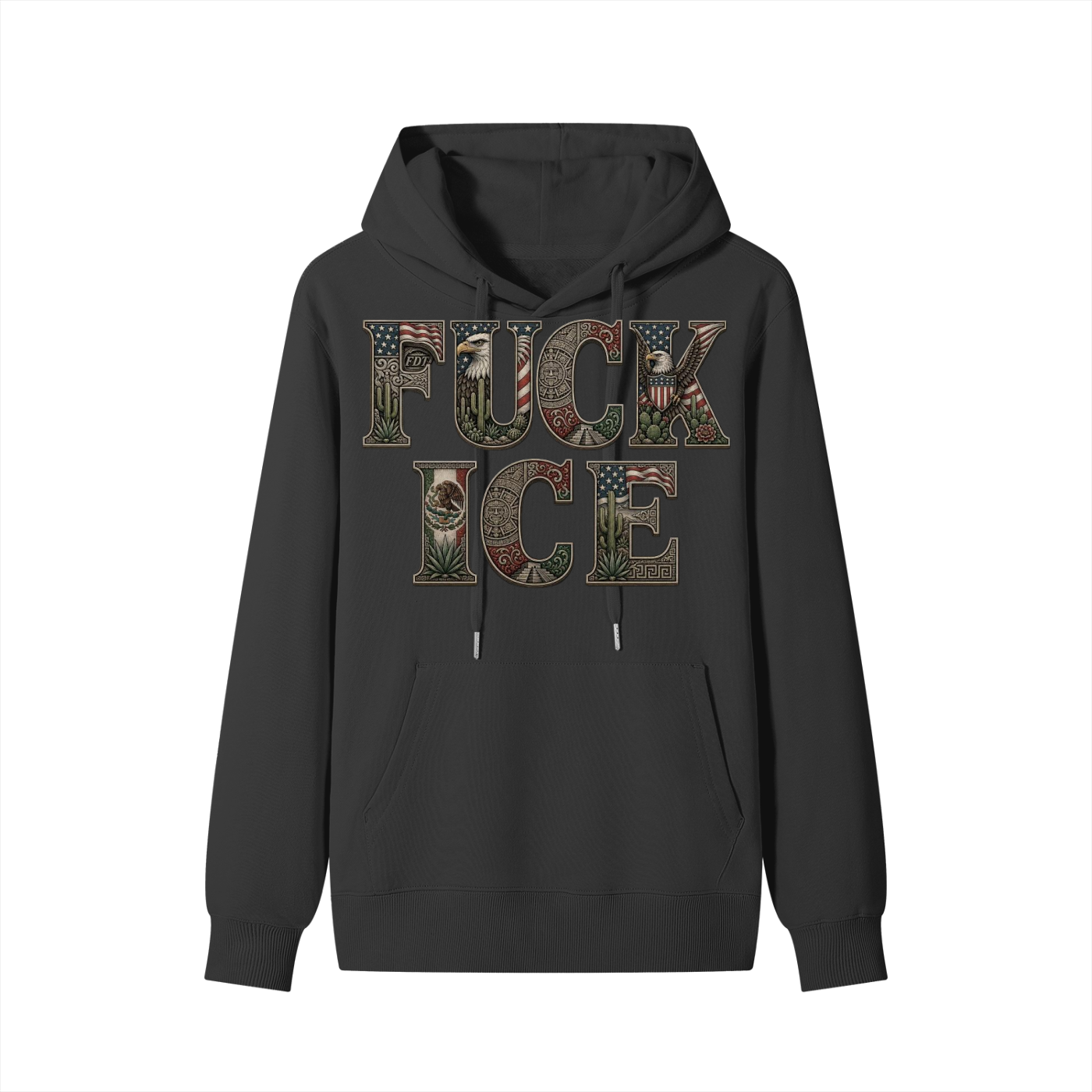 Fuck Ice & Amexican Pride Classic Unisex Cotton Hoodie