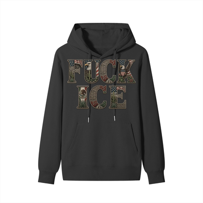 Fuck Ice & Amexican Pride Classic Unisex Cotton Hoodie
