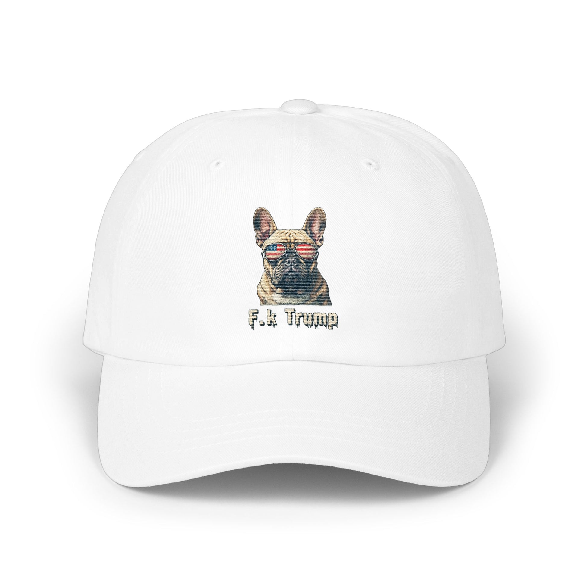 Fk Trump French Bulldog Graphic Embroidered Cap product