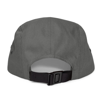 Fuck La Migra Hat Embroidered 5-Panel Cap — Skull with Mexican Flag Accent (Explicit Text)