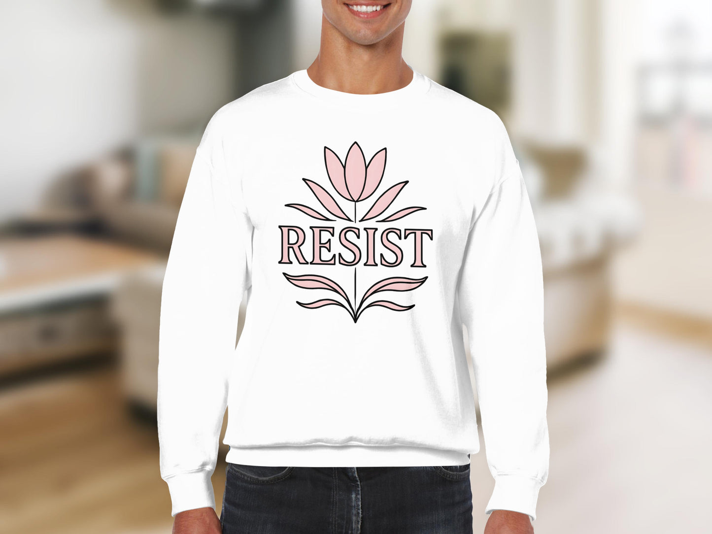 Resist Floral Graphic Sweatshirt product type