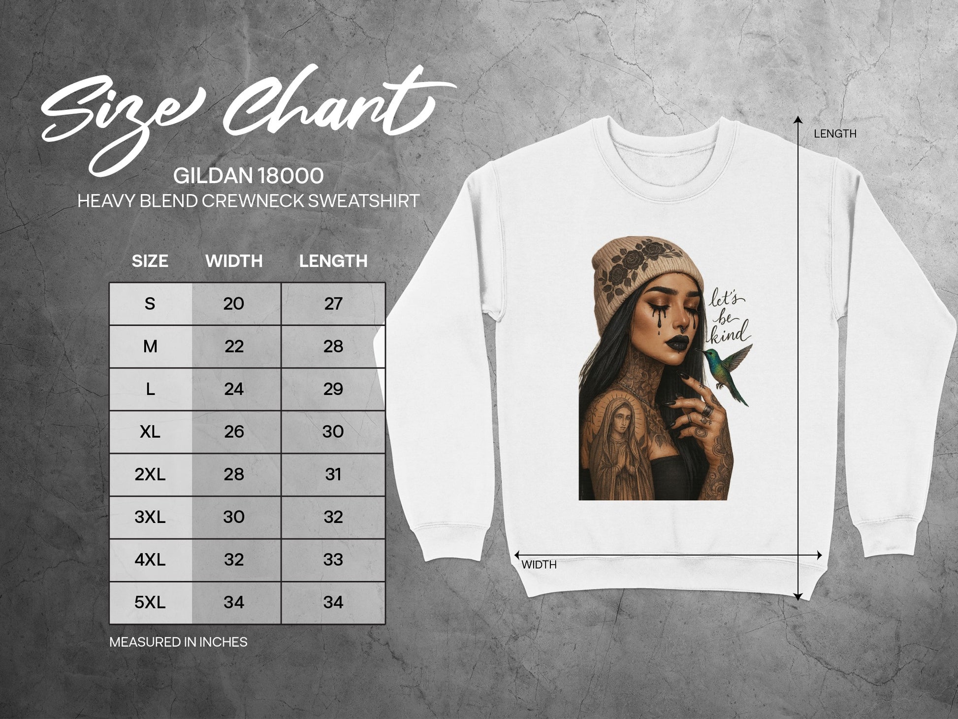 Tattooed Woman With Bird Design Sweatshirt product type