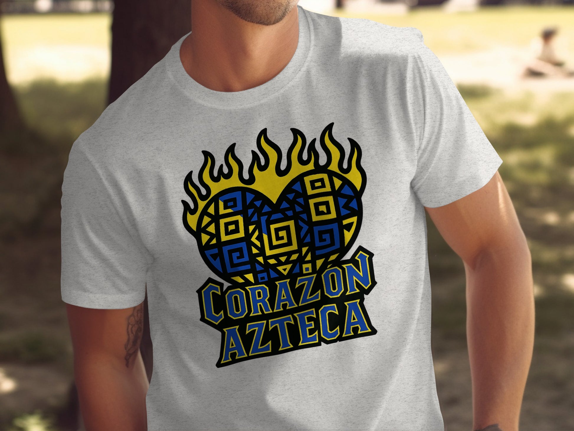 Corazon Azteca Unique Print Casual Style T-shirt product