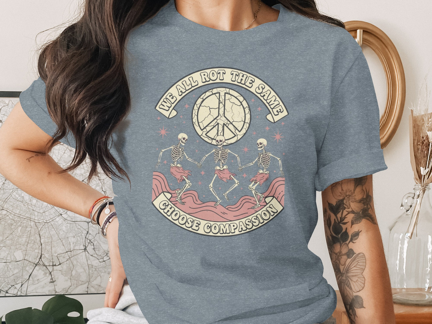We All Rot The Same Choose Compassion T-Shirt product