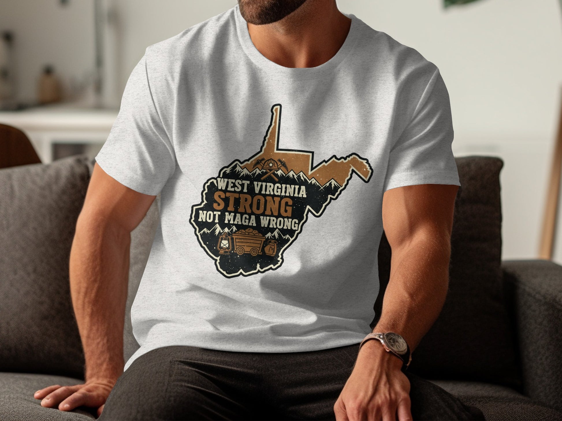 West Virginia Strong Not Maga Wrong Apparel product