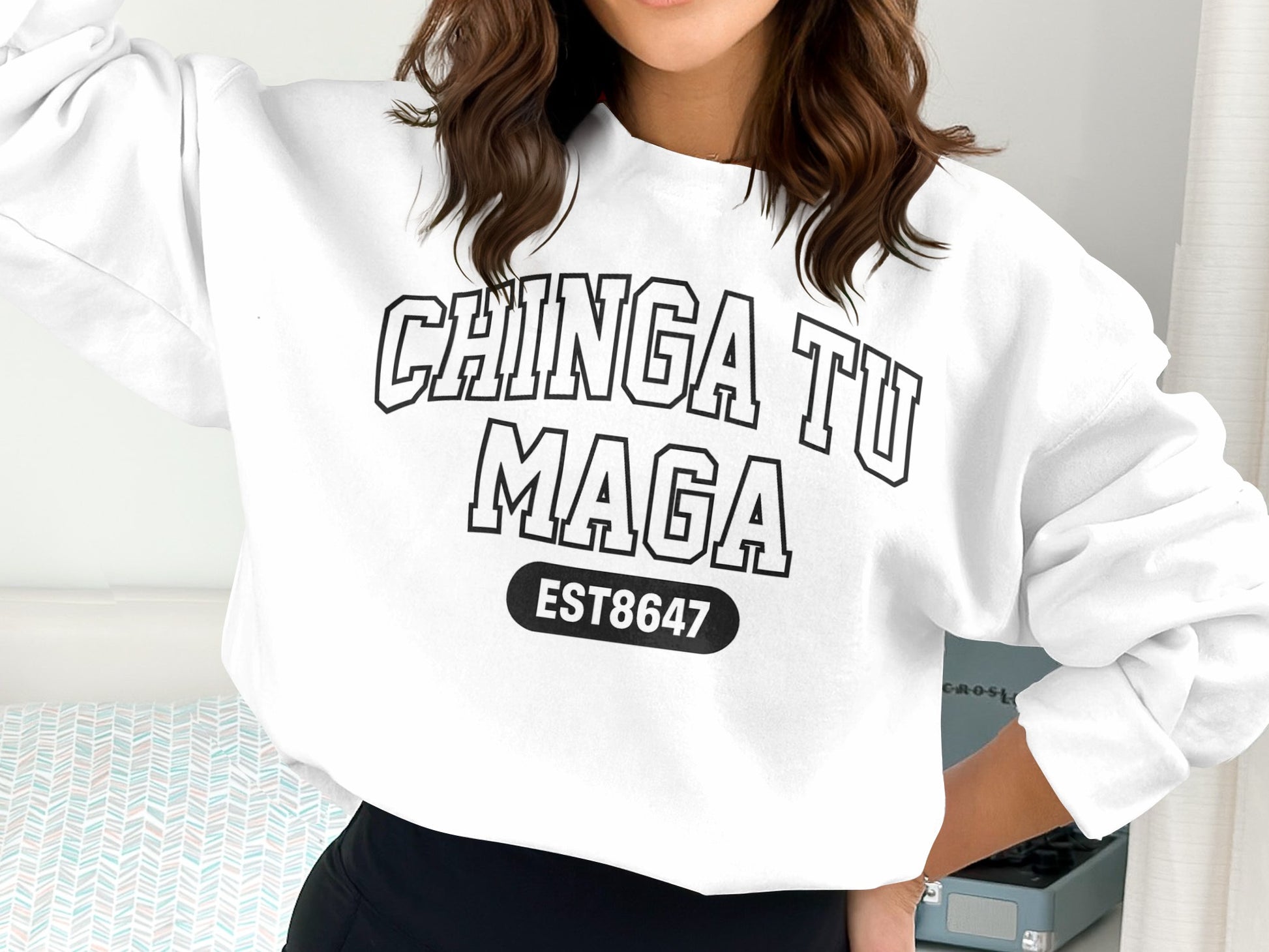 Stylish CHINGA TU MAGA EST8647 Sweatshirt Product