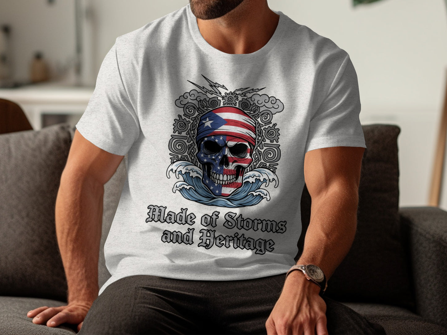 Made of Storms and Heritage Graphic T-Shirt