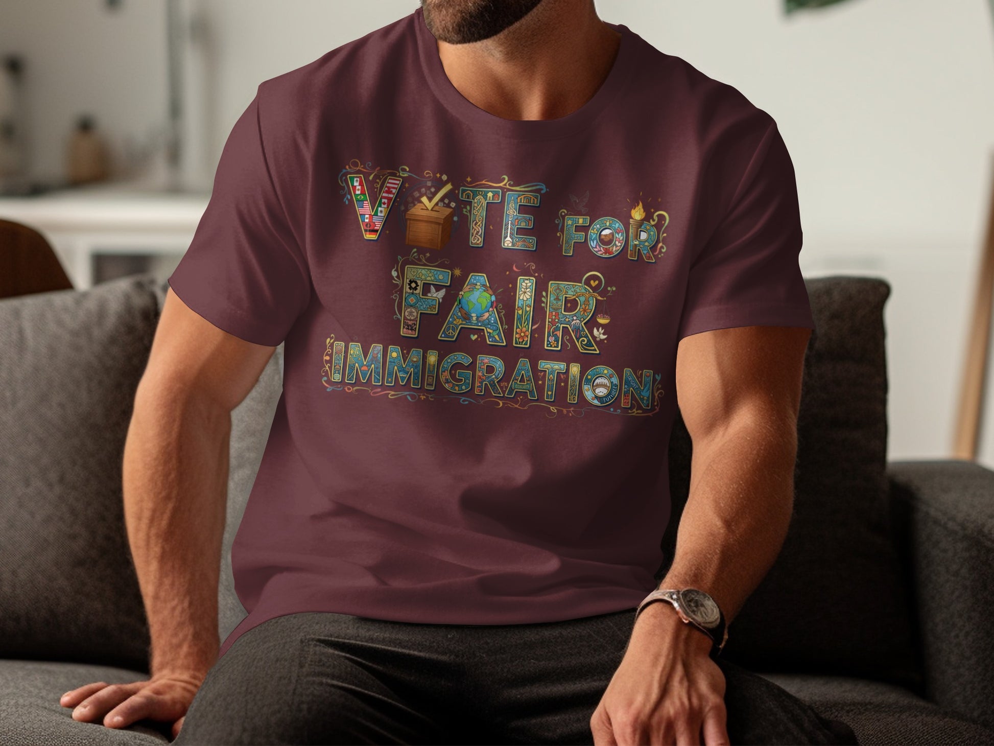 Vote for Fair Immigration Statement Shirt