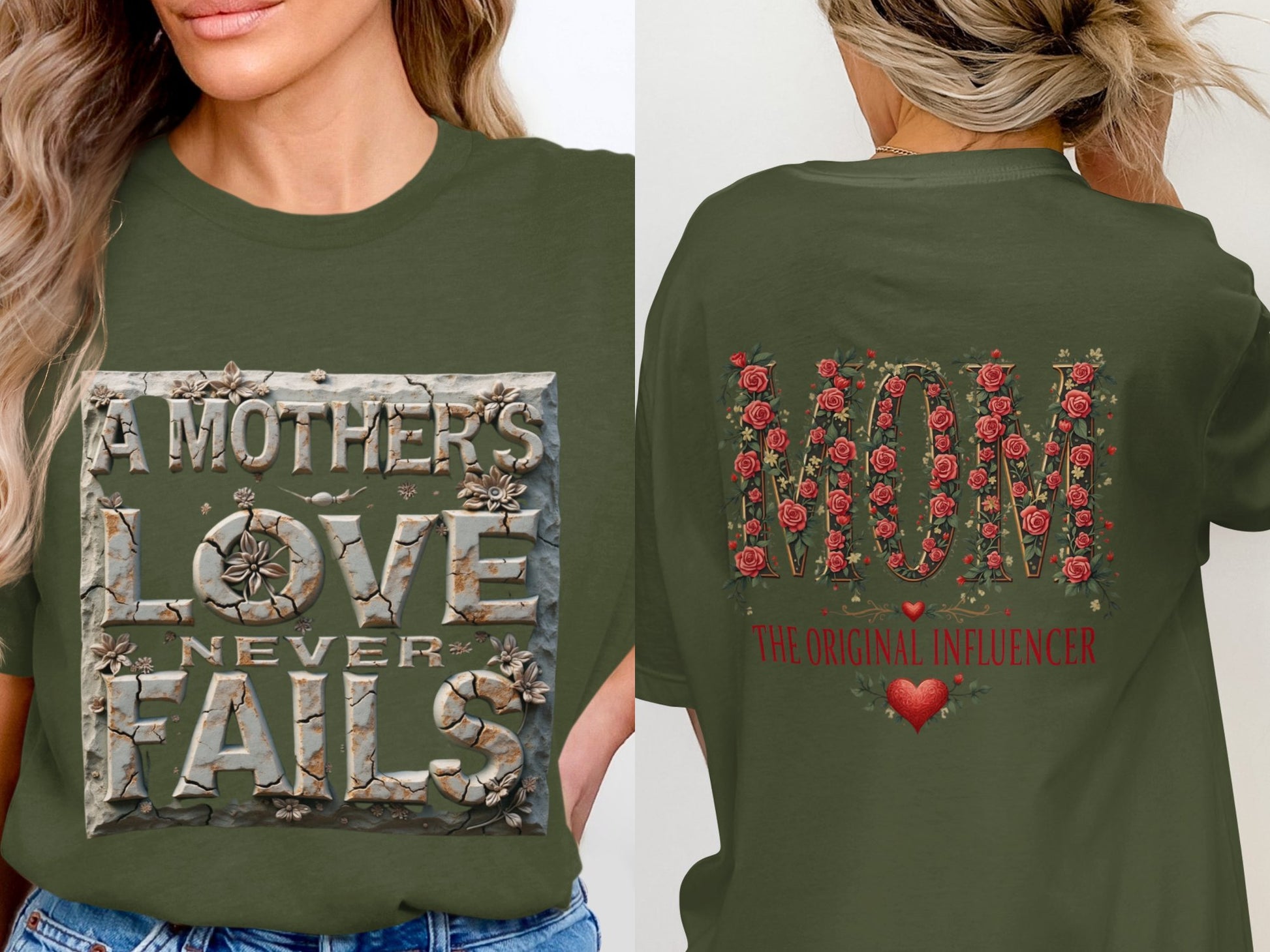 A Mother's Love Never Fails Positive Message product