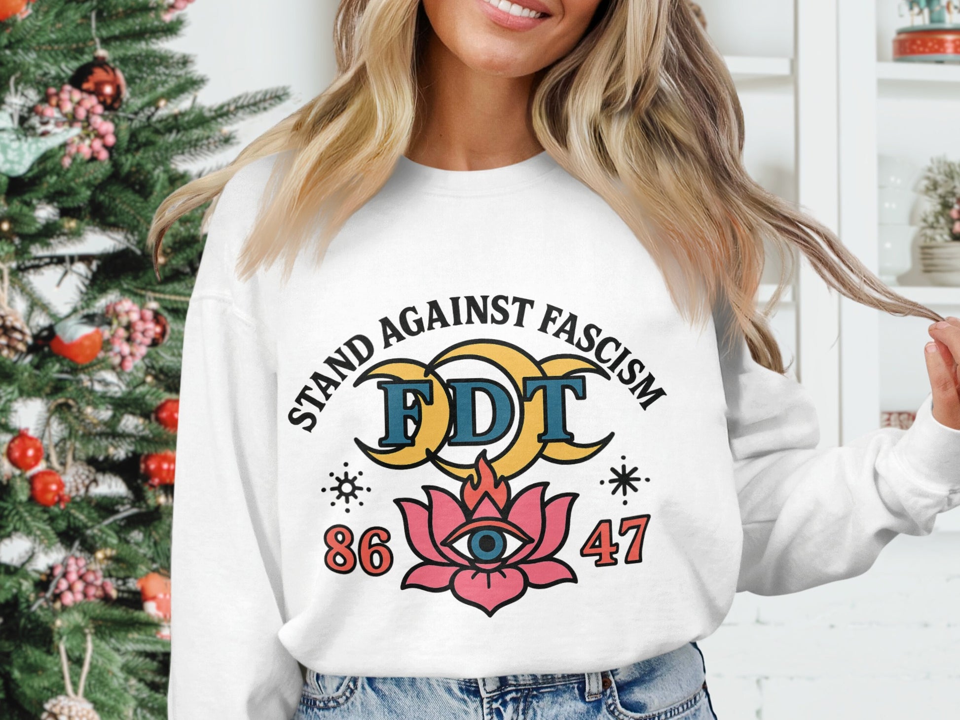 Stand Against Fascism FDT 86 47 Sweatshirt product