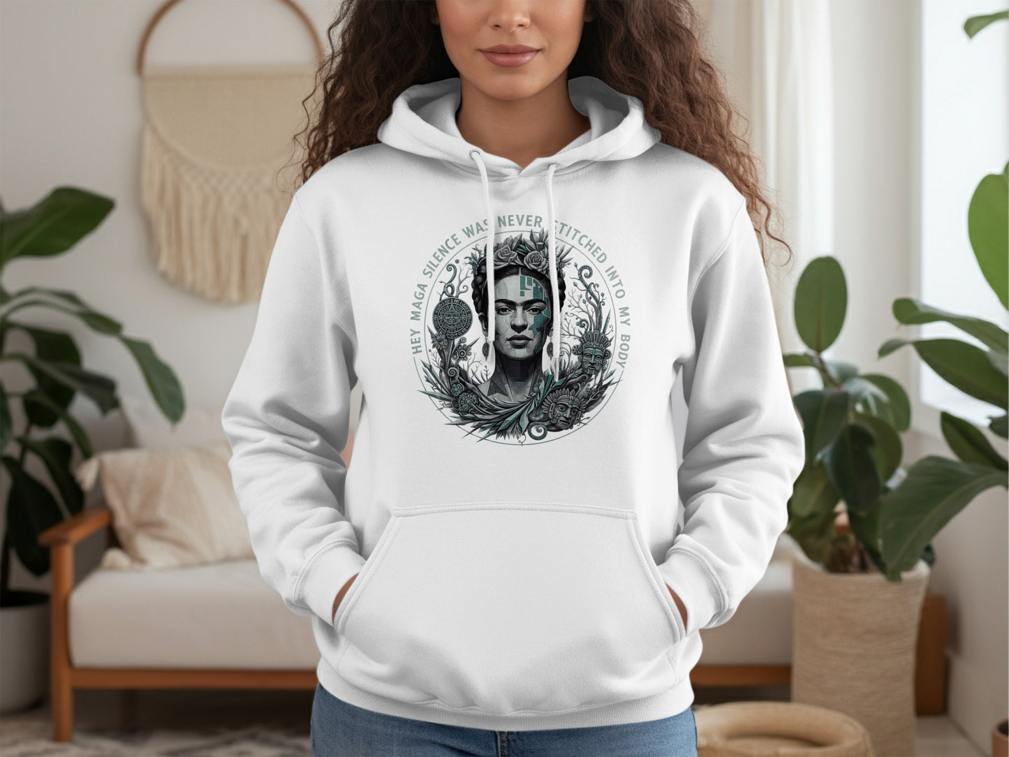 Frida Kahlo Hey Maga Silence Never Stitched Into My Body
