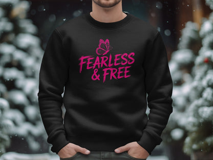 Fearless & Free Butterfly Graphic Sweatshirt product type