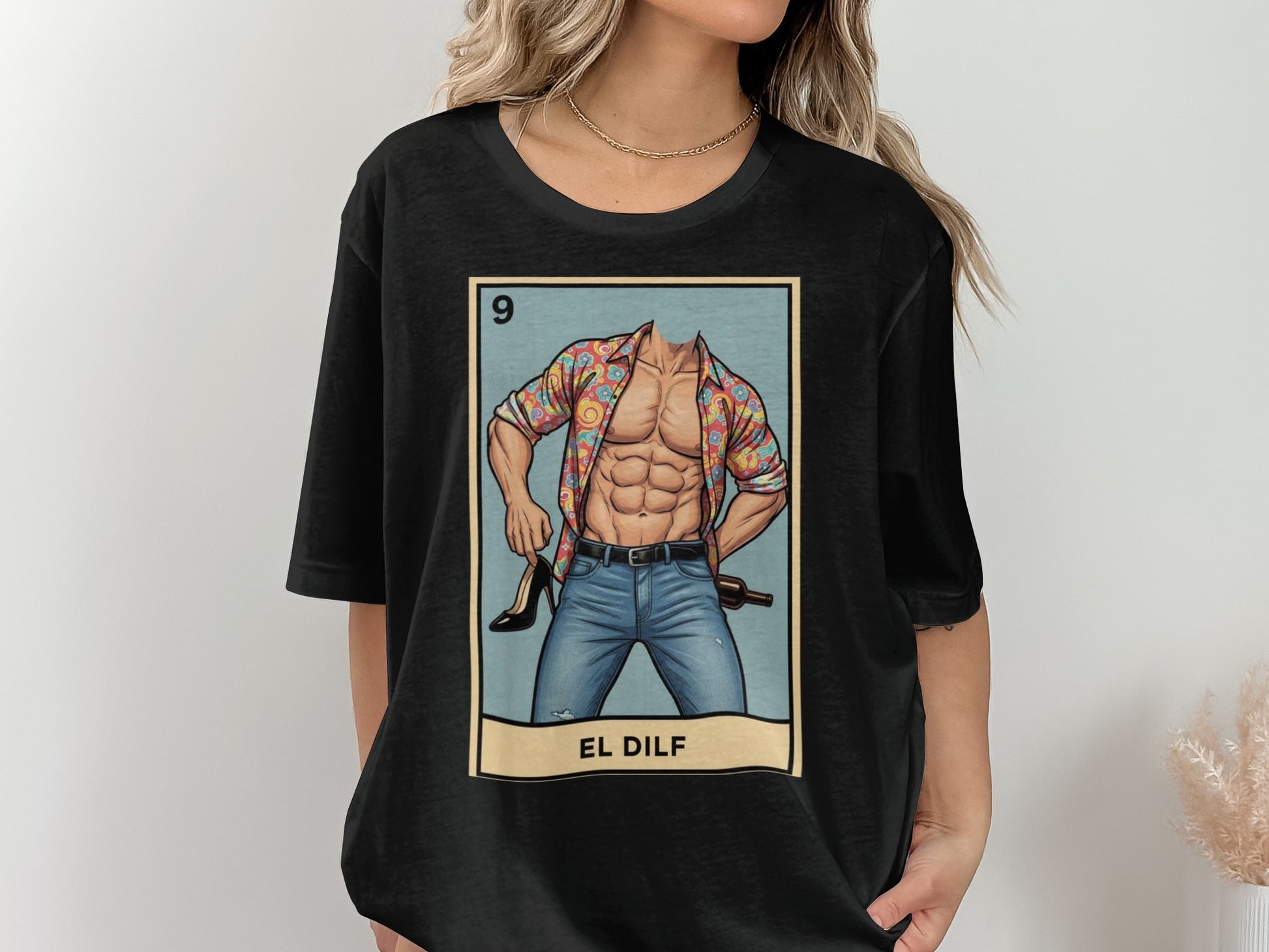 El DILF Card Graphic Funny T-Shirt product