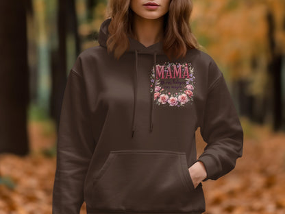 Mama Never Runs Out of Hugs Floral Hoodie product type