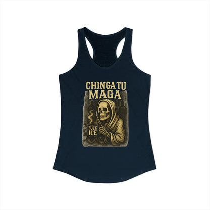 Chinga Tu Maga Fuck Ice Graphic Tank Top