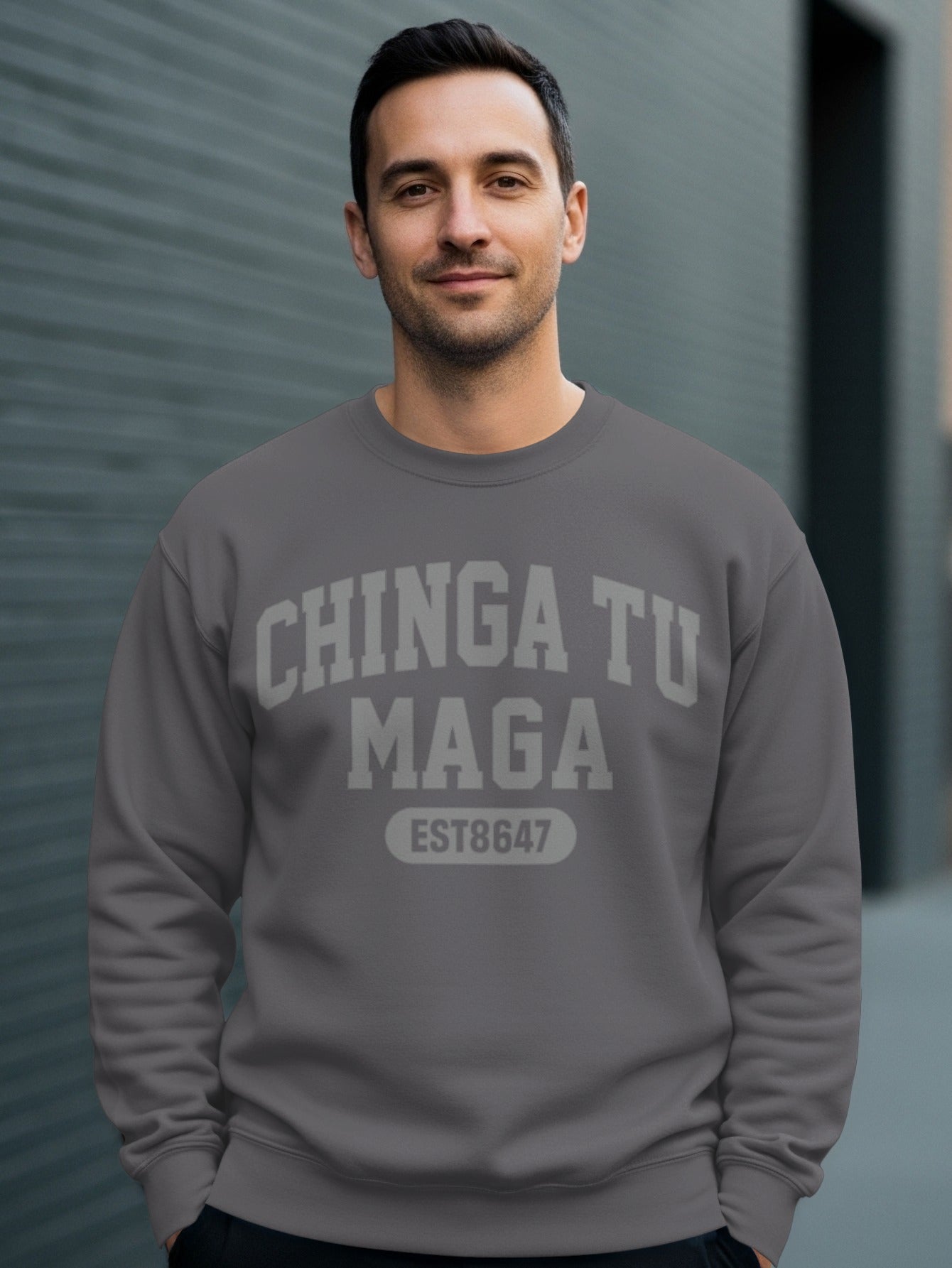 Chinga Tu Maga EST8647 Stylish Casual Sweatshirt