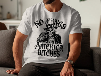 No Kings in My America Bitches Tshirt product