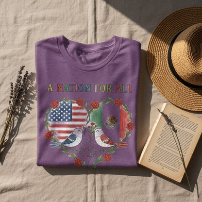 A Nation for All United States Of America Mexico T-shirt product