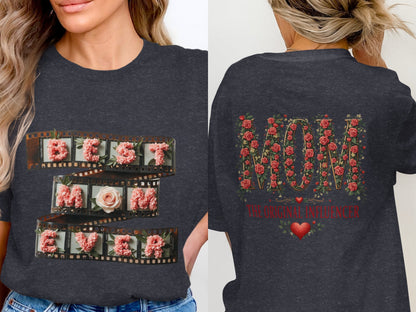 Best Mom Ever with Roses Design T-shirt product