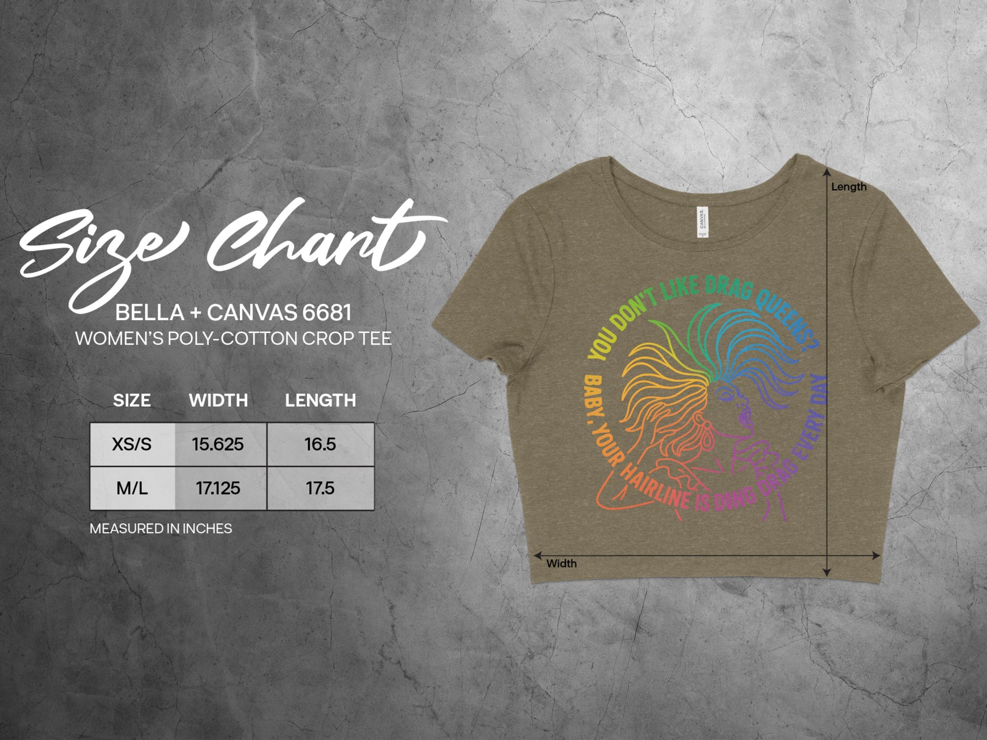 Colorful Graphic Women's Poly-Cotton Crop Tee product