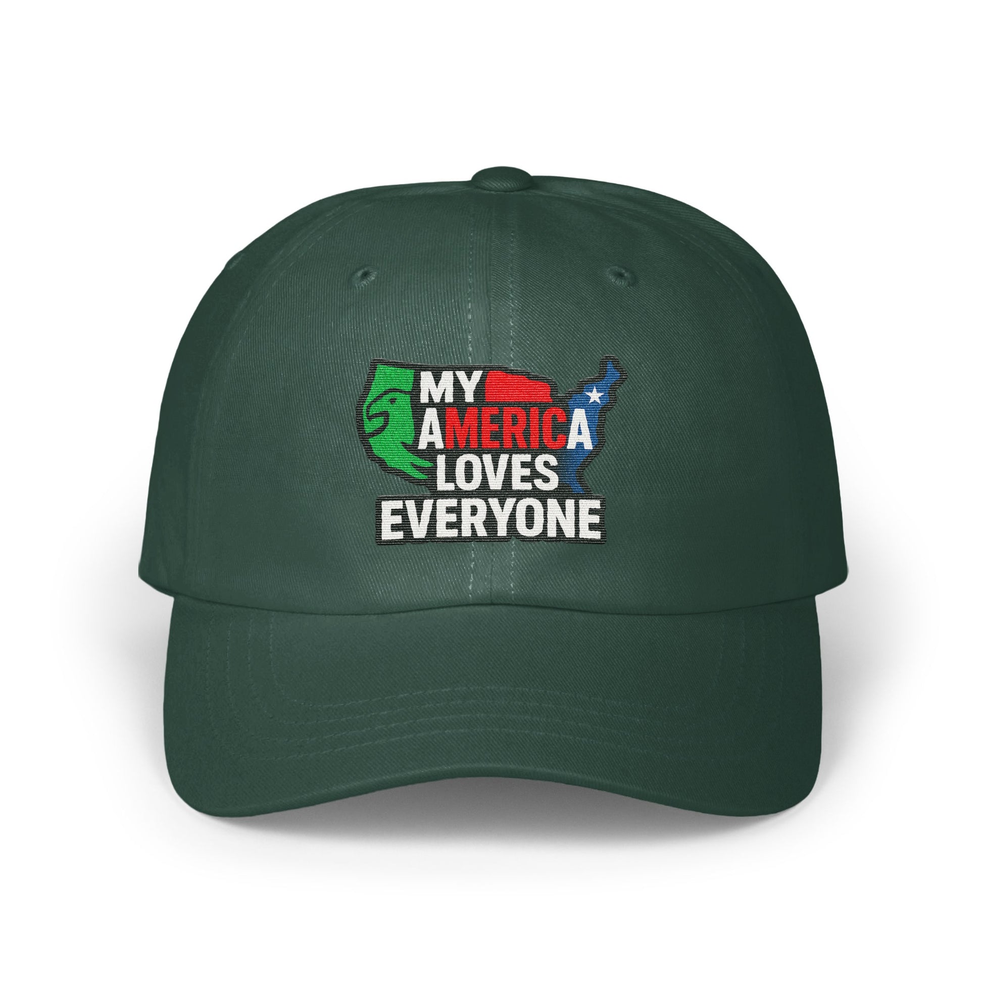 My America Loves Everyone Embroidered Hat product